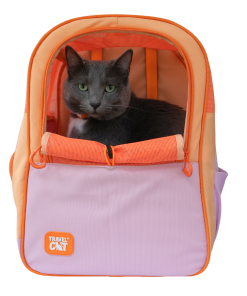 "The Explorer" Cat Backpack - Sunset Pink