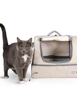 "The Porta-Pawty+" Covered Travel Litter Box - Portable Bathroom for Cats