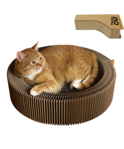"The Accordion" Travel Cardboard Bed & Scratcher