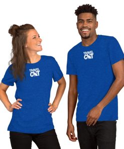 Travel Cat Colors Short-Sleeve Unisex T-Shirt