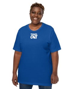 Travel Cat Unisex T-shirt - Bella + Canvas - Up to 5XL